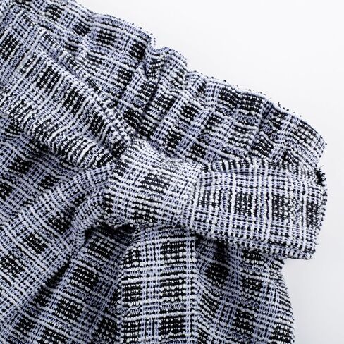 KANCY KOLE Women's Tweed Skirt Casual High Waist A Line Skirt Knee Length Skirt with Pockets Casual Plaid Mini Skirt in Kuwait