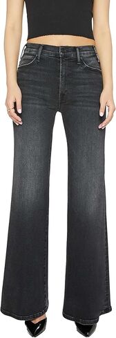 بنطلون جينز Lil Hustler Roller Sneak للسيدات من MOTHER in Kuwait