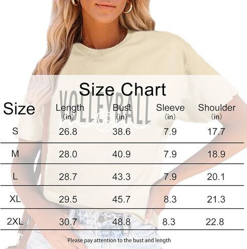 Volleyball Mom Shirt for Women Volleyball Game Day Practice Shirts Volleyball Gifts Graphic Tees Cotton T Shirt Tops in Kuwait