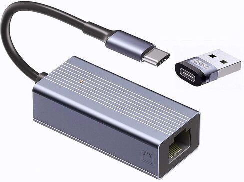 محول لايتنينج إلى إيثرنت من صن شوت، 2 في 1 شبكة لايتنينج إلى RJ45 LAN ومنفذ شحن، متوافق مع iPhone/iPad/iPod، يدعم شبكة إيثرنت عالية السرعة 10/100/1000 ميجابت في الثانية (1.65 قدم) in Saudi Arabia