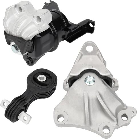 3PCS Engine Motor Mount Transmission Mount and Torque Strut Mount Kit for Honda Civic Sedan 1.8L 2012 2013, Replace# A65087 A65048 A65021 in Saudi Arabia