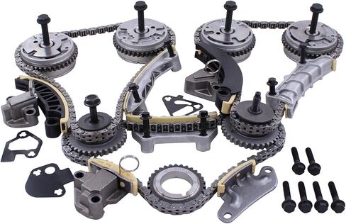 MOTOKU Timing Chain kit with VVT Cam for Chevrolet Camaro Captiva Sport Colorado Equinox Impala Malibu Traverse GMC Acadia Canyon Terrain Cadillac ATS CT4 CTS SRX STS XTS 3.6 3.0 in Saudi Arabia