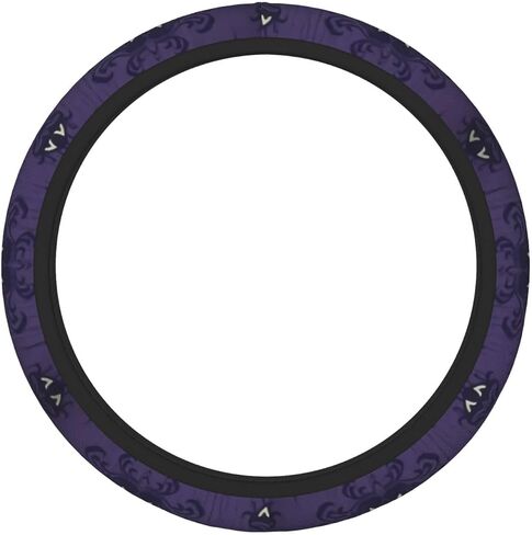 Haunted Mansion Car Steering Wheel Cover - Universal 15 inch Car Accessory for Diverse Car, Durable Protector Cover with Anti-Slip Lining, for Women Man Fit SUV,Van,Truck Interior Accessories in Saudi Arabia