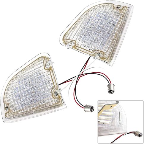 Pair(2) Clear LED Turn Signal Lights For 1986-2008 Kenworth K300 T300 T600A in Kuwait