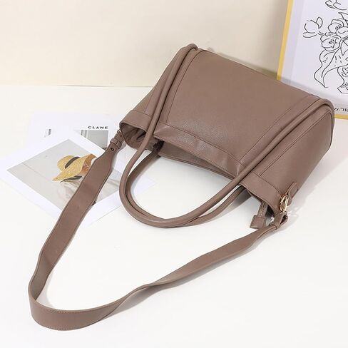 Large Tote Bag for Women, Shoulder Handbag Purse Crossbody Bag Soft Work Travel Bag in Saudi Arabia
