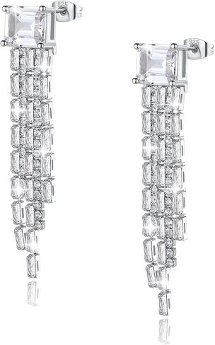 Dangle Earrings for Women, Drop Earrings with 925 Sterling Silver Posts and Back in Saudi Arabia