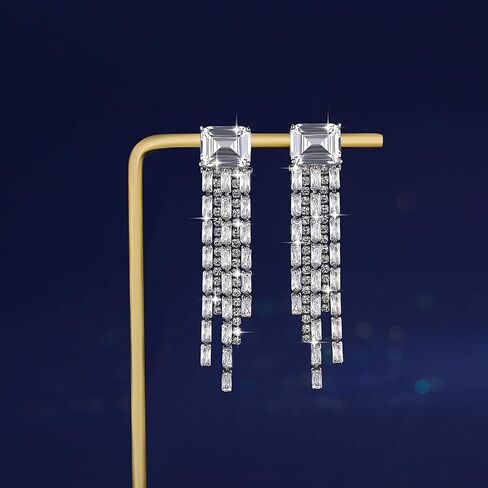 Dangle Earrings for Women, Drop Earrings with 925 Sterling Silver Posts and Back in Saudi Arabia