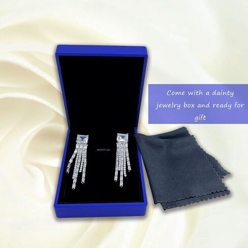Dangle Earrings for Women, Drop Earrings with 925 Sterling Silver Posts and Back in Saudi Arabia