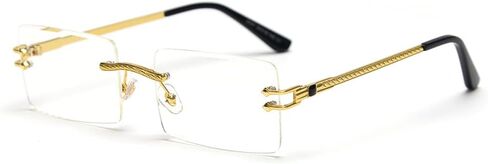 kachawoo Green Blue Mirror Sunglasses Rimless Women UV400 Rectangular Retro Men Colorful in Saudi Arabia
