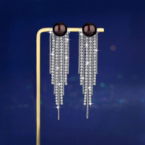 Dangle Earrings for Women, Drop Earrings with 925 Sterling Silver Posts and Back in Saudi Arabia