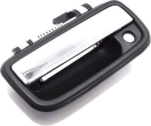 2Pcs Front Pair Exterior Chrome Door Handle Textured Black Compatible with Toyota Tacoma 1995 2004 in Kuwait