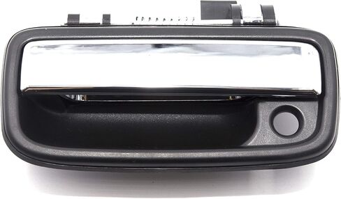 2Pcs Front Pair Exterior Chrome Door Handle Textured Black Compatible with Toyota Tacoma 1995 2004 in Kuwait
