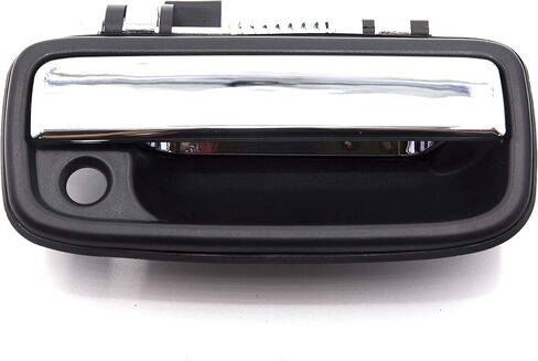 2Pcs Front Pair Exterior Chrome Door Handle Textured Black Compatible with Toyota Tacoma 1995 2004 in Kuwait