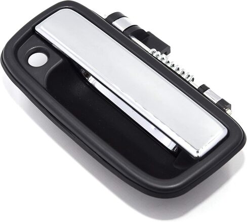 2Pcs Front Pair Exterior Chrome Door Handle Textured Black Compatible with Toyota Tacoma 1995 2004 in Kuwait