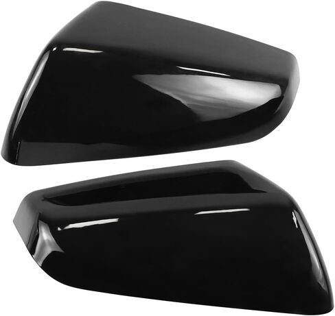 غطاء غطاء مرآة جانبية من COOL STAR متوافق مع سيارة شيفروليه إكوينوكس جي إم سي تيرين 2018-2023 يستبدل 23406416 23406417 84225386 84225387 جانب السائق والراكب (أسود) in Kuwait