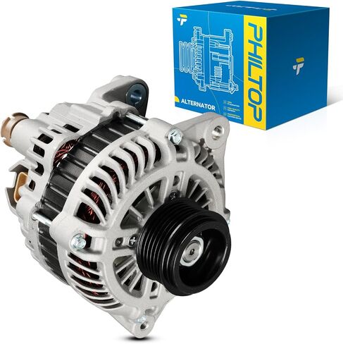 PHILTOP Alternator Compatible with G35 2003-2006, FX35 2003-2008, 350Z 2003-2006, Pathfinder 2004 High Amp Alternators Replace 11052N 12V 110Amp CW S6 6-Groove Pulley in Saudi Arabia