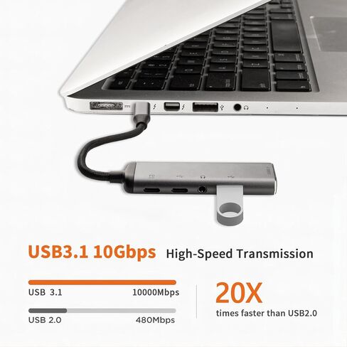محول USB C إلى VGA، محول Thunderbolt 3 VGA مع منفذ 4K/ 100W PD/لهاتف iPhone 15 Plus/15 Pro Max وGalaxy S22 Ultra وMacBook Pro 2020 وiPad Pro 2020/21/22/23 in Kuwait