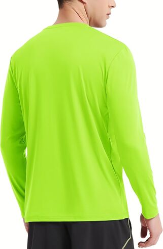 TACVASEN Men's Long Sleeve UPF 80+ Shirts Sun Protection UV SPF Shirts Rash Guard Fishing Running Quick Dry Lightweight in Kuwait