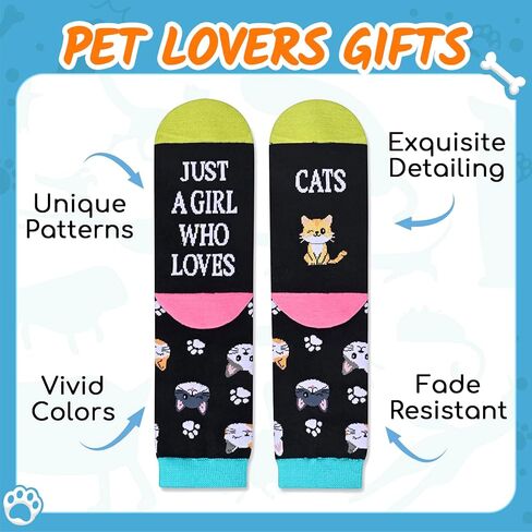 sockfun هدايا الأم القطة المضحكة للنساء هدايا القطط هدايا لمحبي القطط، جوارب ممتعة للقطط للنساء والزوجة والجدة والفتيات in Saudi Arabia