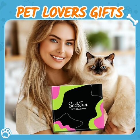 sockfun هدايا الأم القطة المضحكة للنساء هدايا القطط هدايا لمحبي القطط، جوارب ممتعة للقطط للنساء والزوجة والجدة والفتيات in Saudi Arabia