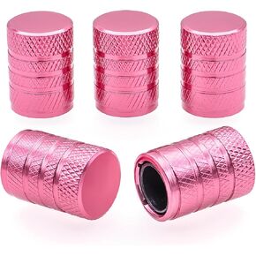 4PCS Dice Tire Valve Stem Caps, Corrosion Resistant Leak-Proof Tire Air Cap Set, Universal Tire Valve Stem Covers for Cars, SUV, Trucks, Bikes, Motorcycles, Bicycles(Black)