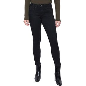 Royalty For Me Womens Women's Petite Wannabettabutt Mid Rise Skinny Jean