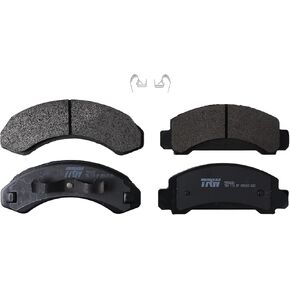 TRW Pro TRM0654 Disc Brake Pad Set For Ford Ranger 1987-1994, Front, And Other Applications