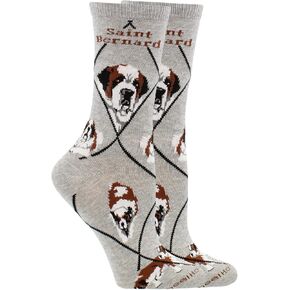 Saint Bernard Socks for Women Gift for Dog Lovers