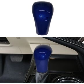 Gear Shift Knob Cover Suitable for Toyota Camry 2018-2025/ Toyota Avalon/Corolla Sedan/Corolla Cross/Corolla Hatchback Center Console Knob Trim ABS Plastic Accessories - Blue