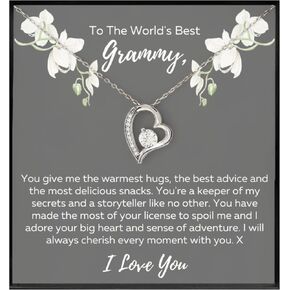 Grammy Necklace From Grandchildren, World's Best Grammy Gifts, Gift for Grammy Christmas, Grammy Mother's Day, Grammy Birthday Jewelry, Grammy Gift Ideas, Best Grammy Gifts