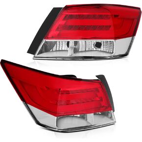 ECCPP Tail Light Assembly For Honda For Accord 2008-2013 Driver and Passenger Side Taillamps