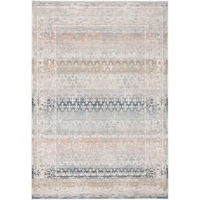 SAFAVIEH Cosmopolitan Collection Runner Rug - 2'2" x 8', Cream & Grey, Distressed Design, Non-Shedding & Easy Care, Ideal for High Traffic Areas in Living Room, Bedroom (CSM646G)