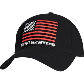 Rothco R.E.D. (Remember Everyone Deployed) US Flag Low Profile Cap