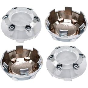 67mm Wheel Rim Hub Center Covers Center Caps Replacement 63mm Lug to Lug (Chrome) - 4Pcs