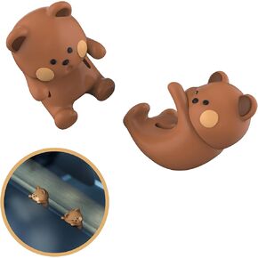 Tesla Model 3/Y Air Freshener, DEAMUN Cute Zootopia Bear Animal Diffuser Vent Clips, Design Perfume Fragrance Long Lasting Fresh Scent,Decoration Accessories Gifts For Women Men with 8 Refills