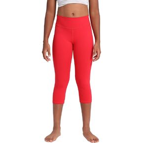 MCEDAR Girls Leggings High Waisted Capri Leggings Yoga Athletic Pants Kids Cycling Workout Pants