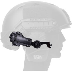 ARC Rail Adapter for Tactical Helmets - Compatible with Walker's Razor and Razor Digital Earmuffs Upgraded Attachment on Earmuffs - Black
