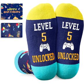Zmart Tween Birthday Gifts Ideas for Boys - Socks for 10 12 Year Old Boys Girls, Presents for 10 12 Year Old Kids