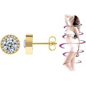 Lymphatic Earrings for Women Lymphatic Drainage Earrings Lymphatic Therapy Earrings Lymphvity Germanium Earrings Lymph Detox Earrings CZ Stud Earrings