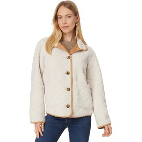 Lauren Ralph Lauren Women's Shrt 2 Front Pockets Quilt Faux Shearlin