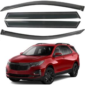 in Channel Rain Guards Fit for Ford Explorer 2011 2012 2013 2014 2015 2016 2017 2018 2019, Durable Vent Window Visors, Smoke Tinted Wind Deflectors, Vent Shade Shield, 4 PCS