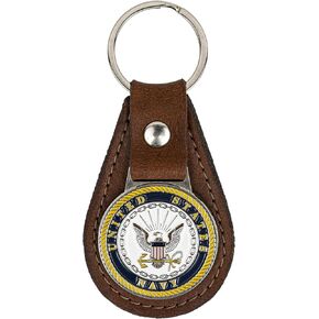 OODA U.S. Navy Leather Keychain
