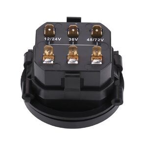 Led Battery Indicator Meter,Battery Meter 48V 2" 12V/24V/36V/48V/72V Led Digital Battery Indicator Gauge With Hour Meter , For Golf Cart Voltage Meter