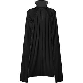 عباءة Mainfini الرجالية للهالوين Vampire Cape للبالغين بياقة واقفة (M-XL)
