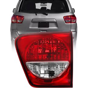 Huray Inner Tail Light Assembly for Toyota Sequoia 2008-2017 OE Rear Lamp Replacement Inner Left (Driver Side)