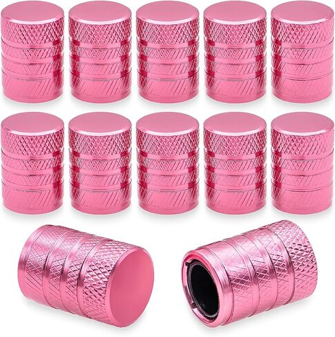 4PCS Dice Tire Valve Stem Caps, Corrosion Resistant Leak-Proof Tire Air Cap Set, Universal Tire Valve Stem Covers for Cars, SUV, Trucks, Bikes, Motorcycles, Bicycles(Black) in Kuwait