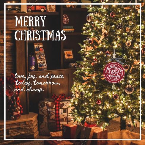 Friendship Ornament for Christmas, Wooden I Wish You Lived Next Door Ornament, Best Friend Ornament with Bell Black Red Buffalo Check Bow, Christmas Friendship Gift for Neighbor Sister Women in Saudi Arabia