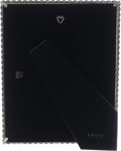 Lawrence Frames 4x4 Round Brushed Nickel Metal Picture Frame with Rope Design in Kuwait