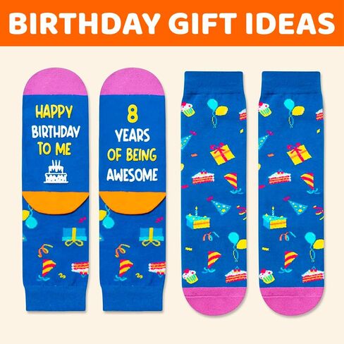 Zmart 9th Birthday Gifts for Boys - Socks for Boys Girls Age 9, 9 Year Old Boy Gift Ideas, Presents for 9 Year Olds, Blue in Saudi Arabia