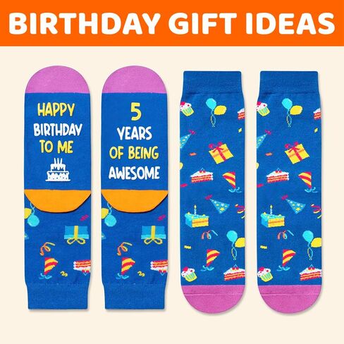 Zmart 9th Birthday Gifts for Boys - Socks for Boys Girls Age 9, 9 Year Old Boy Gift Ideas, Presents for 9 Year Olds, Blue in Saudi Arabia